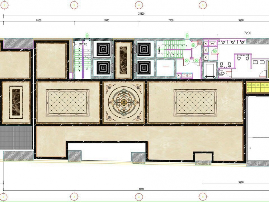 Nền đá hoa văn CNC6